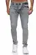 Reslad Jeans-Herren Slim Fit Basic Style Stretch-Denim Männer Jeans-Hose RS-2063 (W30 / L32, Grau (2091))