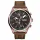 HUGO Herren Analog Quarz Armbanduhr mit Lederarmband 1530162