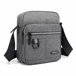 Umhängetasche Brusttasche Herren Crossbody Schultertasche Handytasche Messenger Bag Herrentasche Shulder Bag (Grau Umhängetasche)