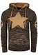 R-Neal Herren Pullover Kapuzenpullover Comic Stern Front Strickpullover 341, Größe:M, Knitwear:Khaki/Camel 341