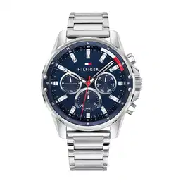 Multi Zifferblatt Quarz Uhr für Herren mit Edelstahl- oder Silikonarmband