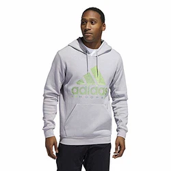 adidas Bos Hoops HDY Langarm-Shirt für Herren Grau