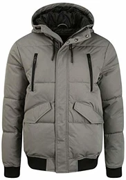 Ravert Herren Winterjacke Herrenjacke Jacke mit Kapuze, Größe:M, Farbe:Pewter 902