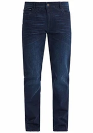 SDFinlay Herren Jeans Hose Denim mit Stretch Regular Fit, Größe:33/34, Farbe:Dark Blue Denim (700031)