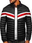 BOLF Herren Übergangsjacke Style Nature (4D4) Schwarz (4D4)