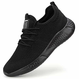 Herren Schuhe Laufschuhe Sportschuhe Sneaker Straßenlaufschuhe Turnschuhe Outdoor Leichtgewichts Laufschuhe Freizeit Atmungsaktive Fitness Schuhe Schwarz EU 43
