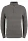Blend Gaspar Herren Strickpullover Troyer Feinstrick Pullover Troyer, Größe:M, Farbe:Pewter Mix (200277)