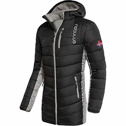 Wintermantel COATY Herren (Model: P4927 - Herren, schwarz-grau; Größe: M) FBA