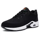 DYKHMILY Sicherheitsschuhe Herren Damen Leicht Luftkissen Arbeitsschuhe mit Stahlkappe Atmungsaktiv Sportlich Schutzschuhe Industrie Handwerk Sneaker(Schwarz Weiß,43EU)