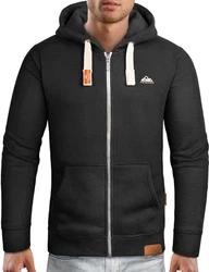 Grin&Bear Herren Kapuzenpullover (GEC022) schwarz (GEC022)