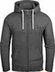 Grin&Bear Herren Kapuzenpullover mit geprägtem Logo in anthrazit, M, GEC017