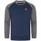 REPUBLIX Herren Basic College Sweatjacke Pullover Hoodie Sweatshirt R5040 Navyblau/Anthrazit M