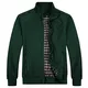 Allthemen Herren Jacke mit Stehkragen Übergangsjacke Herbst Freizeit Sportjacke Bomberjacke #7533 Grün M
