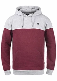 !Solid Debert Herren Kapuzenpullover Hoodie Pullover mit Kapuze, Größe:M, Farbe:Light Grey Melange (1541011)