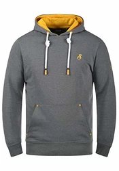 !Solid Kapuzenpullover Hoodie Kenan Grey Melange