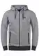 !Solid Rafko Herren Sweatjacke Kapuzenjacke Hoodie mit Kapuze, Größe:M, Farbe:Dark Grey Melange (1940071)