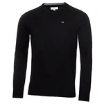 Calvin Klein Herren V-Ausschnitt Soft Cotton Pullover Schwarz