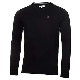 Calvin Klein Herren V-Ausschnitt Soft Cotton Pullover