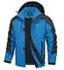 TACVASEN Herren Leichte Softshell Jacke Wasserdichte Winter Jacke Herbstjacke Angeljacke mit Abnehmbarer Kapuze (M, Blau)