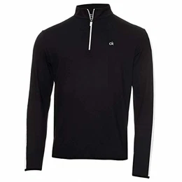 Herren Newport Sweater mit gestreiften Ärmeln - Schwarz/Weiß - XXXL
