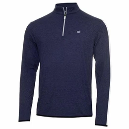 Herren Pullover mit gestreiften Ärmeln Newport - Navy/White - S.