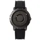EUTOUR Uhren Herren Herrenuhr Magnet Uhr kein Glas Kugellager Quarz Armbanduhr für Männer mit Silikon Armband Schwarz-40mm