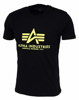 Alpha Industries Basic T-Shirt Neon Print Alpha Industries Basic T-Shirt Neon Print