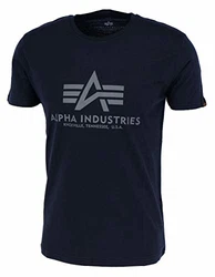 Alpha Industries Basic Reflective Print T-Shirt rep.Blue