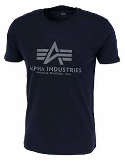 Alpha Industries Basic Reflective Print T-Shirt rep.Blue