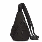KL928 Nylon Sling Bag Rucksack Damen und Herren Schwarz