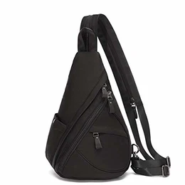 Nylon Sling Bag Rucksack Damen und Herren – Schulterrucksack Umhängetasche Crossbag Verstellbarem Schultergurt Perfekt für Outdoorsport, Wandern, Radfahren, Bergsteigen, Reisen
