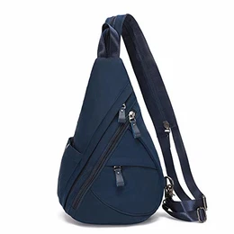 Nylon Sling Bag Rucksack Damen und Herren – Schulterrucksack Umhängetasche Crossbag Verstellbarem Schultergurt Perfekt für Outdoorsport, Wandern, Radfahren, Bergsteigen, Reisen