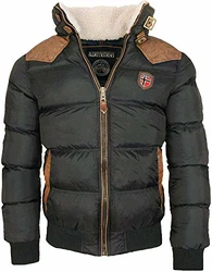 Geographical Norway Winterjacke Designer Herren Stepp Jacke [GeNo-31] Dk.Grey (GeNo-31)