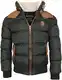 Geographical Norway warme Winterjacke Designer Herren Winter Stepp Jacke [GeNo-31-Dk.Grey-Gr.M]