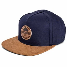Pathfinder Snapback Cap Schirm Unisex Premium Baseball Mütze Kappe Basecap Verstellbar One Size - Blau Beige