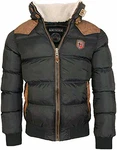 Geographical Norway Winterjacke Designer Herren Stepp Jacke [GeNo-31] Dk.Grey (GeNo-31)