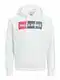 JACK & JONES Male Hoodie Logo MWhite