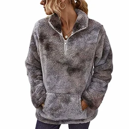 Generisch Teddy Fleece Pullover Women's Winter Produktbild-Vorschau 13