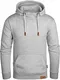 Grin&Bear Herren Kapuzenpullover grau meliert, M, GEC470