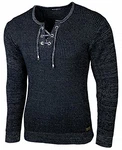 Baxboy Herren Pullover Slim Fit Rundhals Strick-Pullover Rundkragen Moderner Longsleeve (BB-52132) Schwarz (52132) Baxboy Herren Pullover Slim Fit Rundhals Strick-Pullover Rundkragen Moderner Longsleeve (BB-52132) Schwarz (52132)