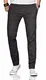Maurelio Modriano Herren Designer Chino Stoff Hose Chinohose Stretch Regular Fit [MM-002-Anthrazit-W30-L30]