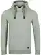 riverso Herren Kapuzenpullover RIVNiklas Pullover Sweatshirt Hoodie Kapuze Kängurutaschen Cross-Over-Kragen Regular Einfarbig Baumwolle Grau M (M, Grey Melange Standard 1 (BJD))