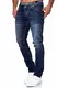 MERISH Jeans Herren Slim Fit Stretch Jeanshose Designer Hose Denim 9148-2100 (31-30, 503-3 Dunkelblau)