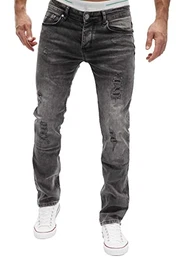 Jeans Herren Slim Fit Stretch Jeanshose Designer Hose Denim 9148-2100 (31-32, 503-5 Anthrazit)