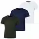 Calvin Klein Golf Herren 3-Pack-T-Shirt - Khaki/Marine/Weiß - M