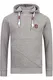 Indicode Herren Meza Sweatshirt mit Kapuze   Hoodie Kapuzenpullover für Männer Grey Mix M