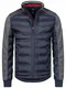 Indicode Herren Alterio Steppjacke mit Softshell-Ärmeln   gefütterte sportliche Übergangsjacke in Daunenjacken-Optik Herrenjacke Moderne leichte Winterjacke warme Jacke für Männer Navy M