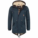 ALESSANDRO SALVARINI Winterjacke Herren Jacke Winter Mann Navy