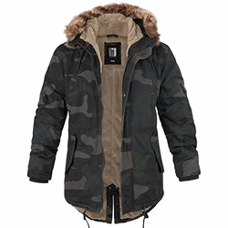bw-online-shop Winterparka Fishtail mit Futter darkcamo