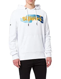 Mens M2011736A CL CALI Hood UB, Brilliant White, M